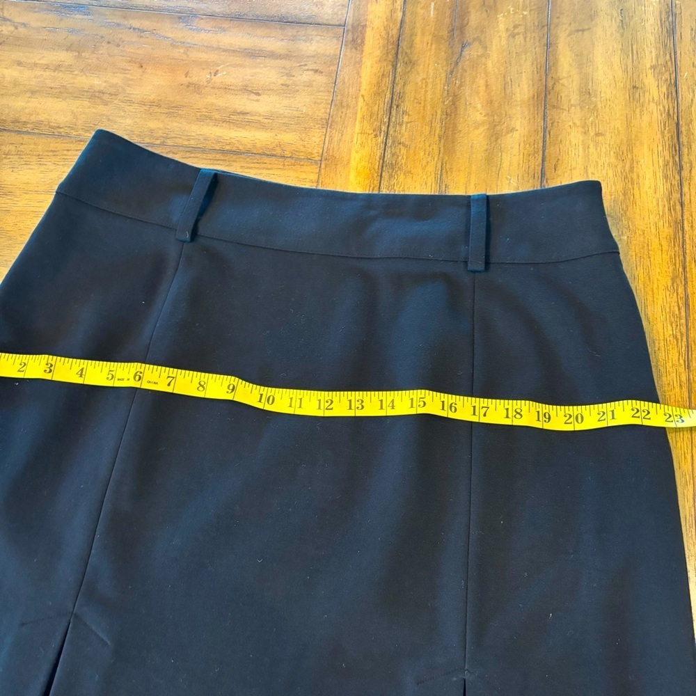 Ann Taylor Black Classic Pleat Skirt,size 16, Office Church Everyday Preppy Chic - Picture 9 of 9